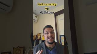 What is the difference between college and University #autonomous #university univ