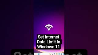 How to Set Internet Data Limit in Windows 11 PC or Laptop