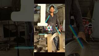 Making Stainless steel logo, Very big logo. #logosign #logomaking #logo #art