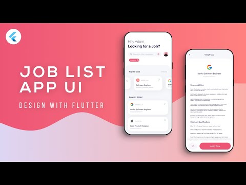 Job Listing App to Find Jobs - Flutter UI