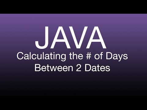 Java Calculate Days between Two Dates Tutorial