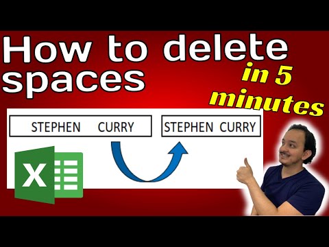 ✨ How to remove extra spaces in Excel using the TRIM function in 5 minutes