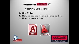 001_AutoCAD Lisp Basics: Automate Tasks and Enhance Workflow #ask2abi #learn_lisp #AutoCADintamil