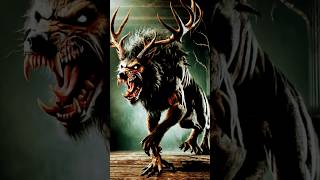 Dog + deer hybrid animals 🥶🥶🥶 #hybridanimals #animal creature #shorts #dog + deer #Sj.Animal world