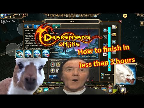 Stellar Gold Event + Tips How to Finish under 3 hours || Drakensang Online 2020