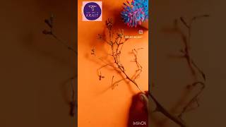 Grapes Stem Craft Ideas #shorts #youtubeshorts @ZeeArtandKraft #flowerpots #stem #mirror