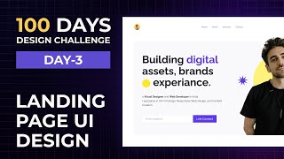 Daily UI Challenge • Day 3- Landing Page Design in Figma • Portfolio Website Design• MrSid