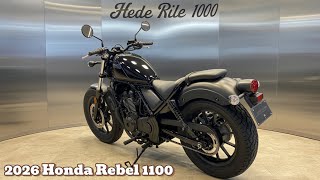 Honda Rebel 1100 2026 – Power, Style, and Tech Unleashed
