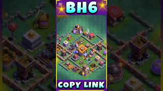 BH6 Base With Link 🔥 #clashofclans #coc #leons #gaming #viral #games #cocbases #supercell