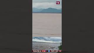 Rainfall in upper areas #108tvtelugu #heavyrain #floods #rainalert #riverflow #heavyflow