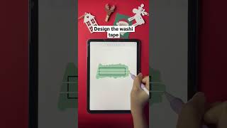 Notability tutorial - How to use Notability to create washi tape?🎄💫#shorts #washitape  #notability