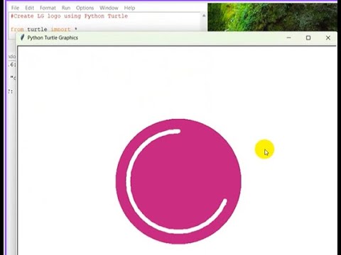You didn't know Python can draw || LG Logo #shorts