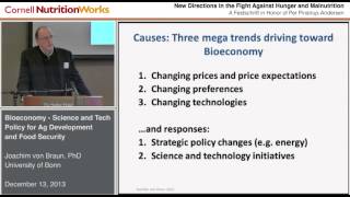 Joachim von Braun - Bioeconomy — Policy for Agricultural Development and Food Security
