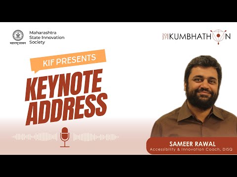 Sameer Rawal, Accessibility and Innovation Coach, DISQ - Keynote Speak | Day 2