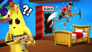 Fortnite Toy BED WARS vs My Friends!