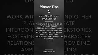 D&D Player Tips 1 - Heard at the DnD Table