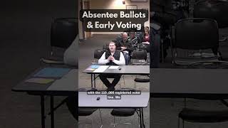 Election Manager Shares Voting Statistics