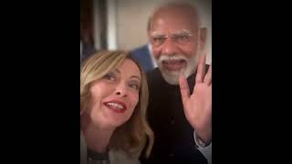 #georgiameloni #narendramodi #india #italy #shorts