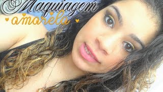 Maquiagem amarela fácil ! - Tutorial
