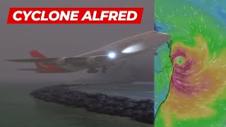 What If An Airliner Flew In Australia's HUGE CYCLONE Alfred?