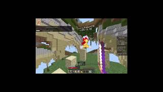 こんな逃げが毎回できたらなぁ #pvpサーバー #minecraft #マイクラ
