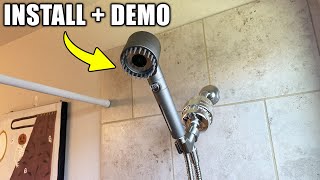 PWERAN Shower Head Install & Demo!