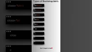 BOOTSTRAP Button Color| Bootstrap button #shorts #coding #tutorial #mRcodding
