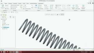 (helical sweep) in creo parametric (2.0/3.0/5.0)