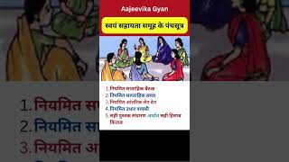 स्वयं सहायता समूह के पंचसूत्र I SHG Panch Sutra #rajeevika #nrlm #shg @aajeevikagyan