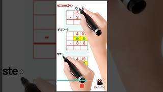 😊। Borrowing based subtraction । हासिल वाला घटाव सीखे। #shorts #basicmaths #substract #ytshorts