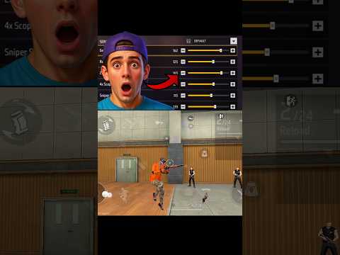 🇧🇷✅Brazilian Pro Sensitivity Free Fire 2025⚙️|Auto headshot tricks#shorts #shortsfeed