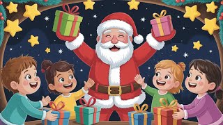 jingle bells jingle bells | Christmas song with Santa Claus | Nursery rhymes | Kids songs |