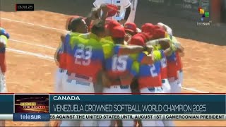 Canada, Venezuela crowned Softball World Champion 2025