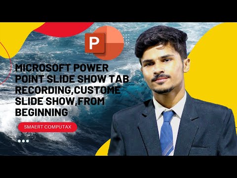 Microsoft Power Point Slide Show Tab Recording,Custome Slide Show,From beginning #twitter #microsoft