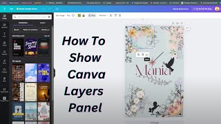 How to Show Canva Layers Panel