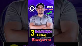 Top 3 Monad Ecosystem #Airdrop In 2025 😎 - #Monad Raised $244 Million Funding 😍 #monadairdrop