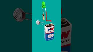 ldr sensor project night light // #shorts