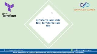 Terraform local state file | Terraform state file | Terraform for beginners