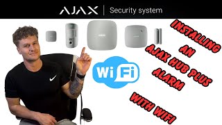 Installing an AJAX HUB 2 PLUS alarm WIFI panel