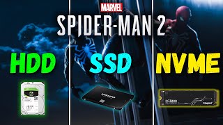 HDD vs SSD vs M.2 NVMe - Marvel's Spider-Man 2 | SSD Required?