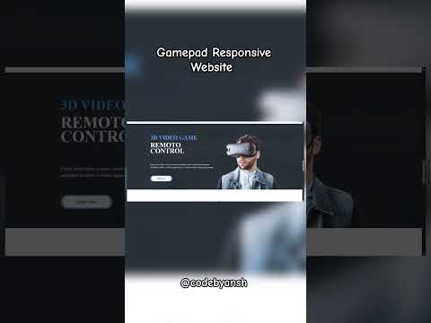 Gamepad Responsive Website | Responsive Website | Codebyansh | #shorts #webdevelopment  #codebyansh