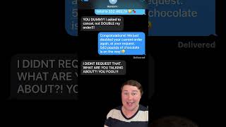 CHOCOLATE DELIVERY!!!🍫🤣 *Texting Random Numbers!* #chocolate #text #prank #comedy #fyp #shorts