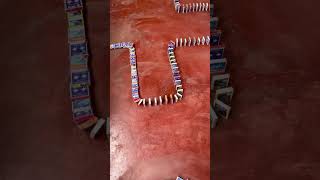Excellent domino fall. #dominoart #staywithsalman