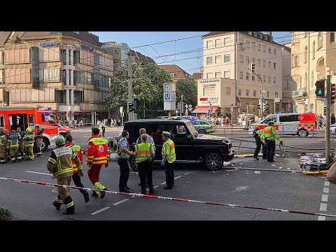 Three injured after car drives into Stuttgart crowd, police call it a 'tragic traffic accident'