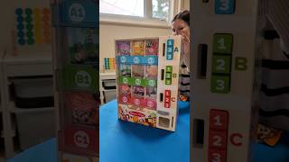 Snacks vending machine!!! SO CUTE 🥹🧮💙#amazonfinds #asmr #restockasmr #cleaningwithgabie