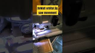 DEWalt jig saw orbital blade movement #dewalttools #toughsystem #dewalttoughsystem #protoolsapproved