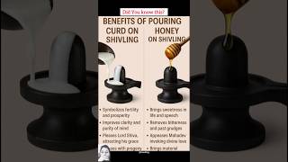 Did you know this? Benefits of pouring curd and honey of shivling 😱🙏🏻(har har mahadev)
