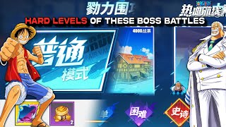 TOOK ME 30 MINUTES TO CLEAR THESE HARD (RED) LEVELS TO GET MY TITLE 😉 IN - One Piece Fighting Path