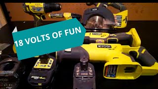 18 volt Ryobi Power Tools Review
