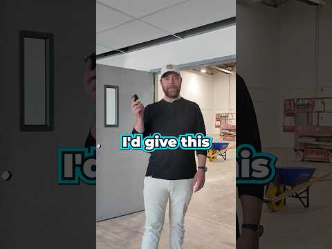 Reviewing a Laser Measurer in a Warehouse